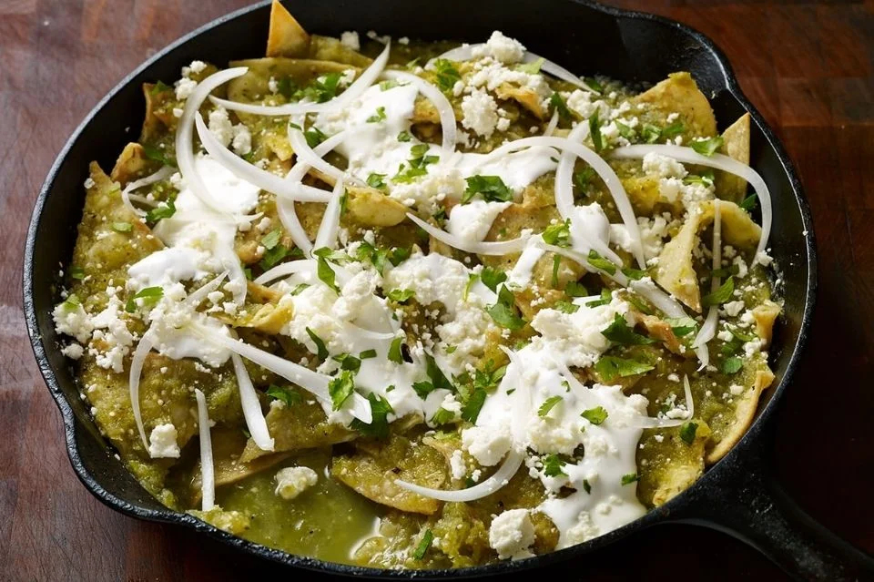 Chilaquiles con Pollo